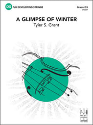 A Glimpse of Winter Orchestra sheet music cover Thumbnail